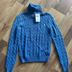 Ralph Lauren Soft Blue Knit Sweater